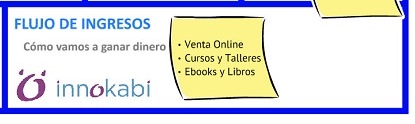 Innokabi Ejemplo Lean Canvas flujo de ingresos