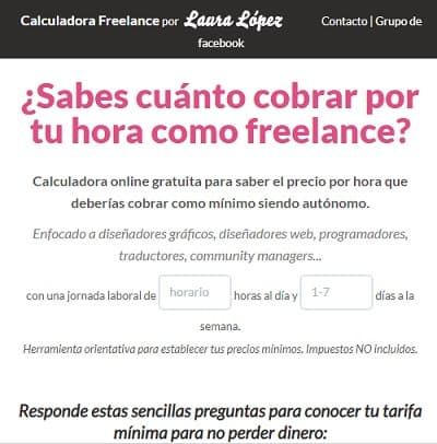 Calculadora freelance