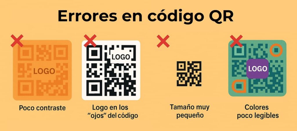 Errores códigos al crear códigos QR Blog Innokabi